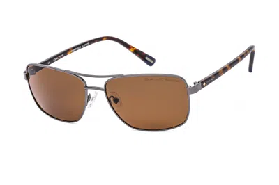 Gant Ga7063 Polarized Metal Sunglasses In Brown