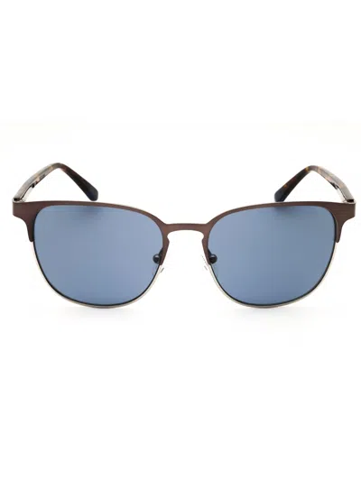 Gant Ga7077 Sunglasses In Matte Light Brown  / Green Polarized