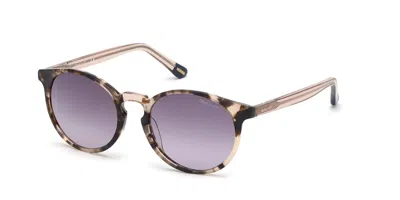 Gant Ga7110 55z Men's Sunglasses Tortoiseshell Size 52 In Blonde Tortoise