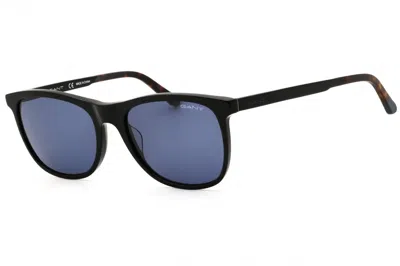 Gant Ga7126 Rectangular Acetate Sunglasses In Black