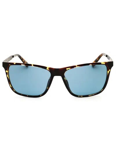 Gant Tortoiseshell-effect Rectangle-frame Sunglasses In Purple