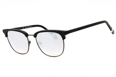 Gant Ga7198 Oval Acetate Sunglasses In Brown