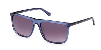 Gant Ga7219 90b Men's Sunglasses Blue Size 57