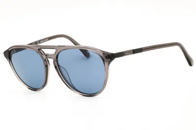 Gant Ga7223 Round Acetate Sunglasses In Grey