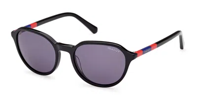 Gant Ga7224 01a Men's Sunglasses Black Size 53