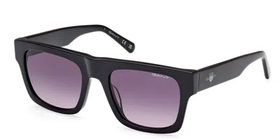 Gant Ga7231 01b Occhiali Da Sole Neri Per Uomo In Black