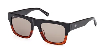 Gant Ga7231 05n Men's Sunglasses Brown Size 53 In Multi