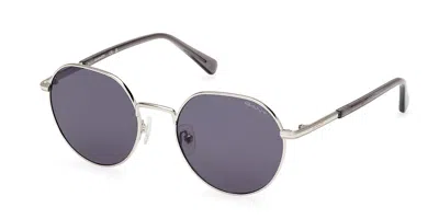 Gant Ga7233 16a Men's Sunglasses Silver Size 53