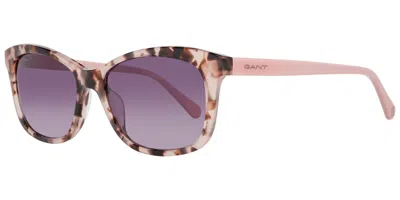 Gant Ga8078 55z Women's Sunglasses Pink Size 54 In Pink Havana