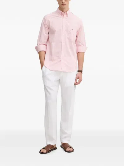Gant Gingham Button-down Shirt In Pink