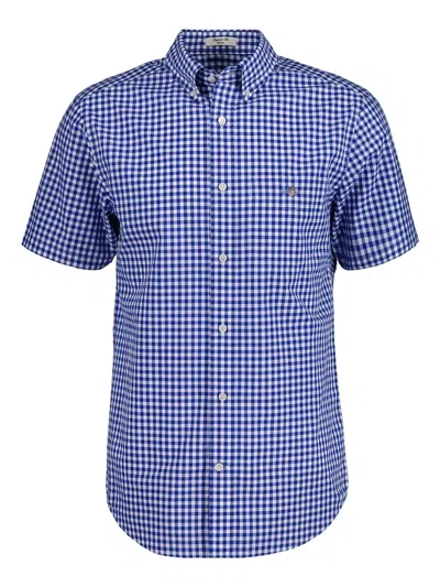 Gant Gingham Shirt In Blue