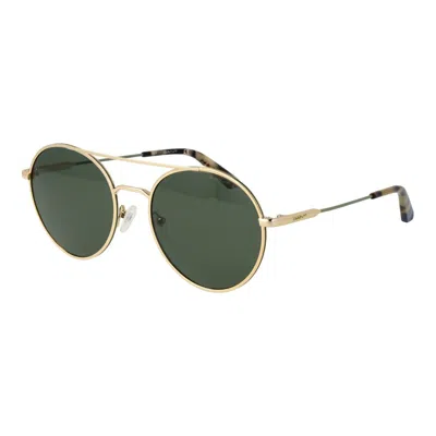 Gant Gold Men Sunglasses In Green
