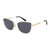 Gant Gold Metal Sunglasses In Gold