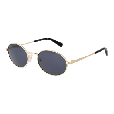 Gant Gold Metal Sunglasses In Blue