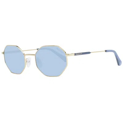 Gant Gold Women Sunglasses In Blue