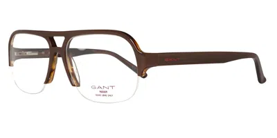 Gant Gra133 H23 Occhiali Da Vista Marroni Per Uomo (solo Montatura) In Pattern