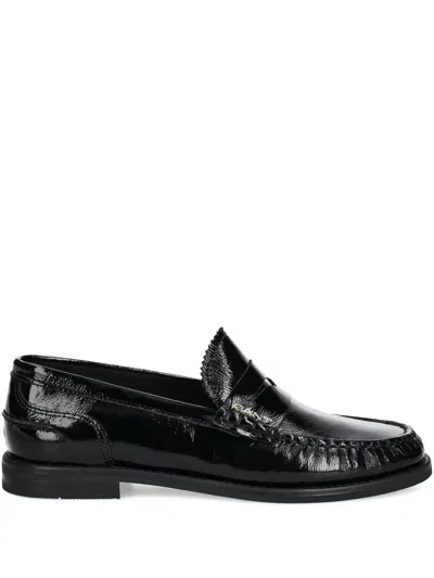 Gant Gracelyn Patent-leather Loafers In Black