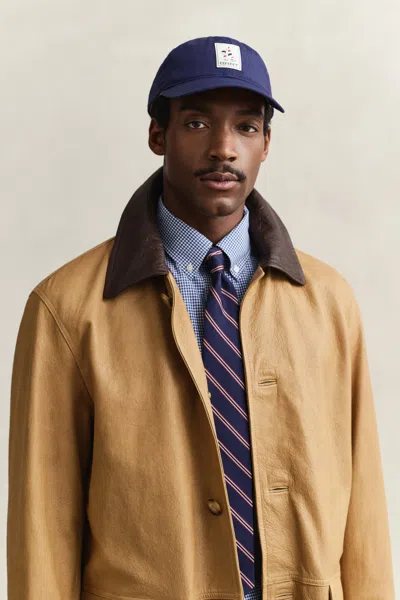 Gant Graphic Cap In Blue