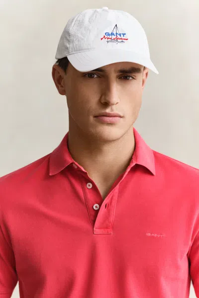 Gant Graphic Cap In White