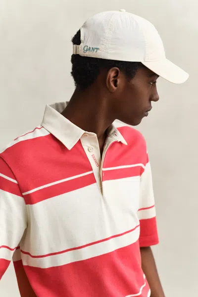 Gant Graphic Crinkled Cap In White
