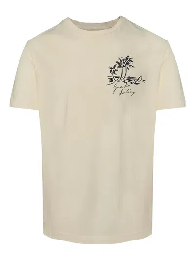 Gant Graphic-print T-shirt In Brown