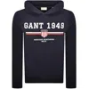 Gant Mens Graphic Pullover Hoodie