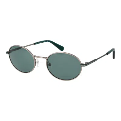 Gant Gray Metal Sunglasses In Green