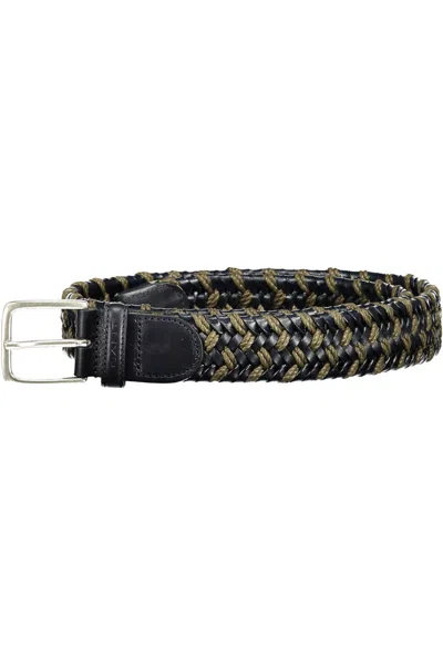 Gant Green Cotton Belt In Black