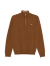 Gant Pullover Mit Reissverschluss In Brown