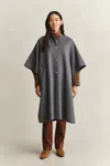 Gant Handstitched Cape Coat In Multi