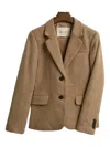 Gant Herringbone Blazer In Brown