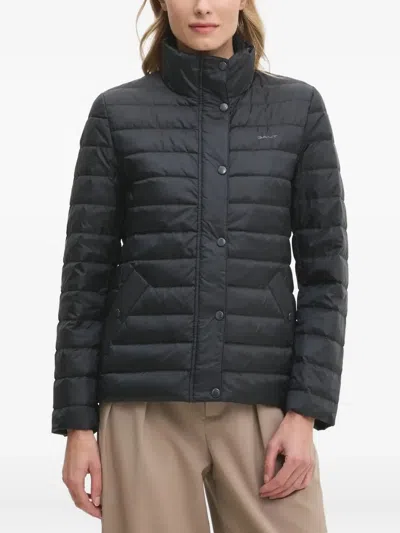 Gant High-neck Padded Jacket In Black