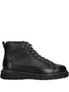 Gant Hillprep Lace-up Lug-sole Boots In Black