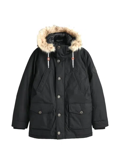 Gant Hooded Jacket In Black
