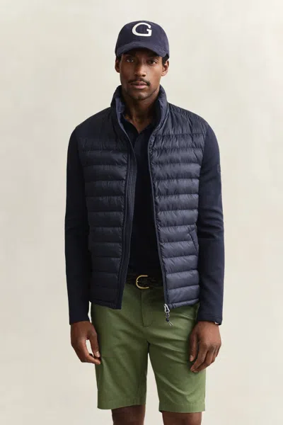 Gant Mens Hybrid Jacket In Blue