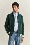 Gant Interlock Buttoned Jacket In Green