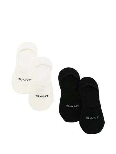 Gant Invisible Logo-knit Socks Set In Multi
