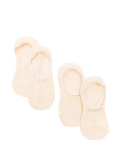 Gant Invisible Logo-print Socks Set In Neutral