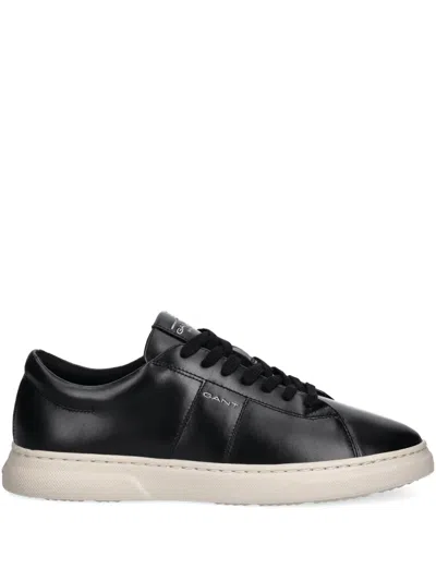 Gant Joree Leather Sneakers In Black