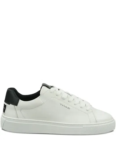 Gant Julien Leather Sneakers In White