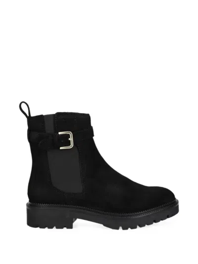 Gant Kelliin Buckle-strap Chelsea Boots In Black