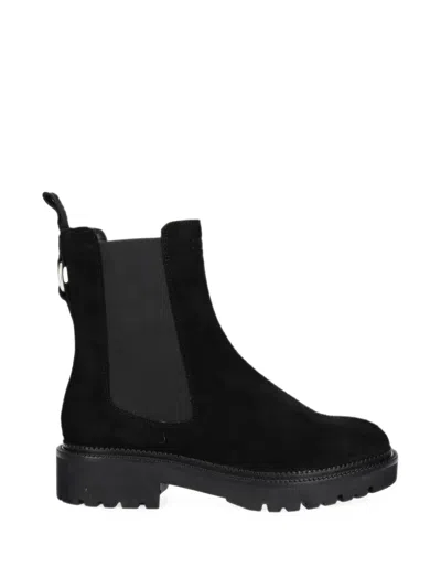 Gant Kelliin Leather Chelsea Boots In Black