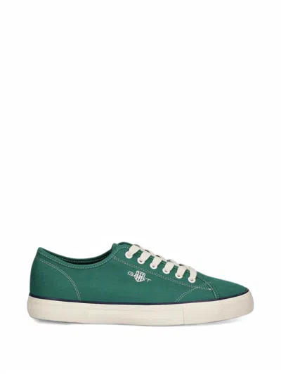 Gant Killox Logo-embroidered Sneakers In Blue