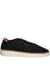 Gant Knitted Lace-up Sneakers In Black
