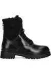 Gant Lace-up Combat Boots In Black