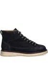 Gant Lace-up Panelled Boots In Multi