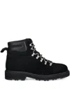 Gant Lace-up Panelled Hiking Boots In Black