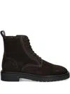 Gant Lace-up Side-zip Boots In Multi