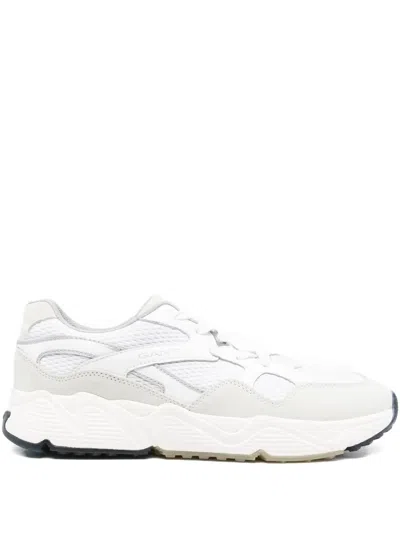Gant Lace-up Suede Sneakers In White