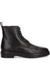 Gant Lace-up Zip Boots In Black